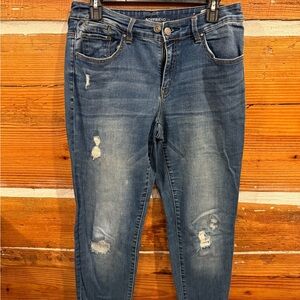 Chico's Dark Blue Boyfriend Jeans